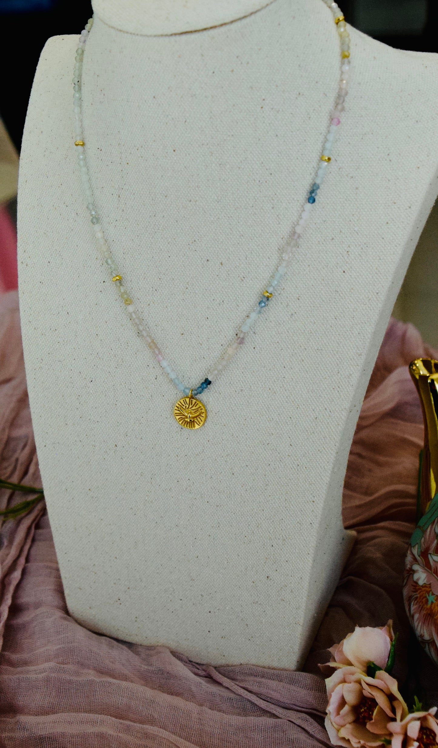 Mixed gemstone Necklaces ( Multi Beryl )