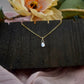 Single Moonstone Necklace
