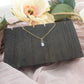 Single Moonstone Necklace
