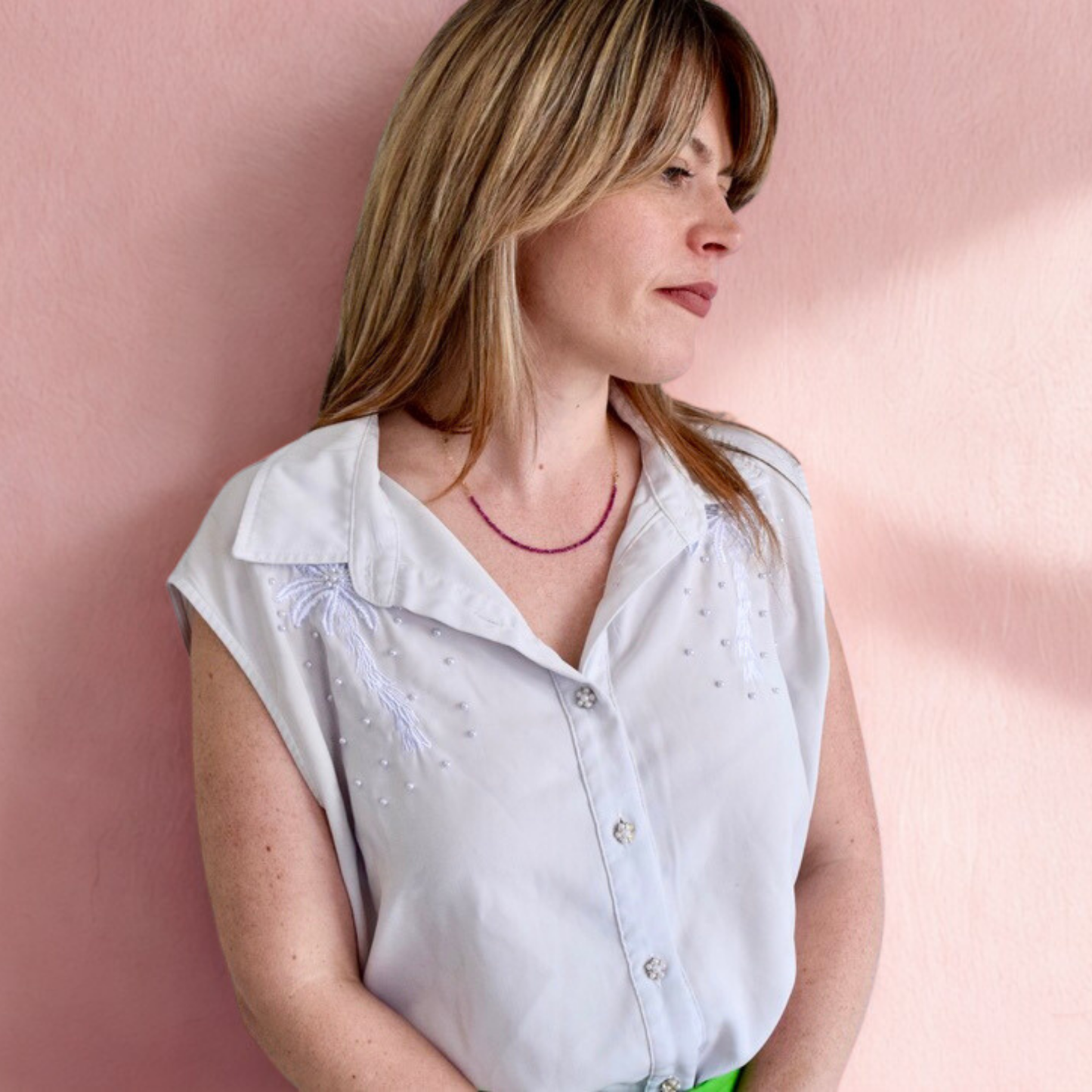 Ruby Dainty Gemstone Necklace
