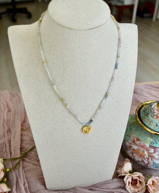 Mixed gemstone Necklaces ( Multi Beryl )