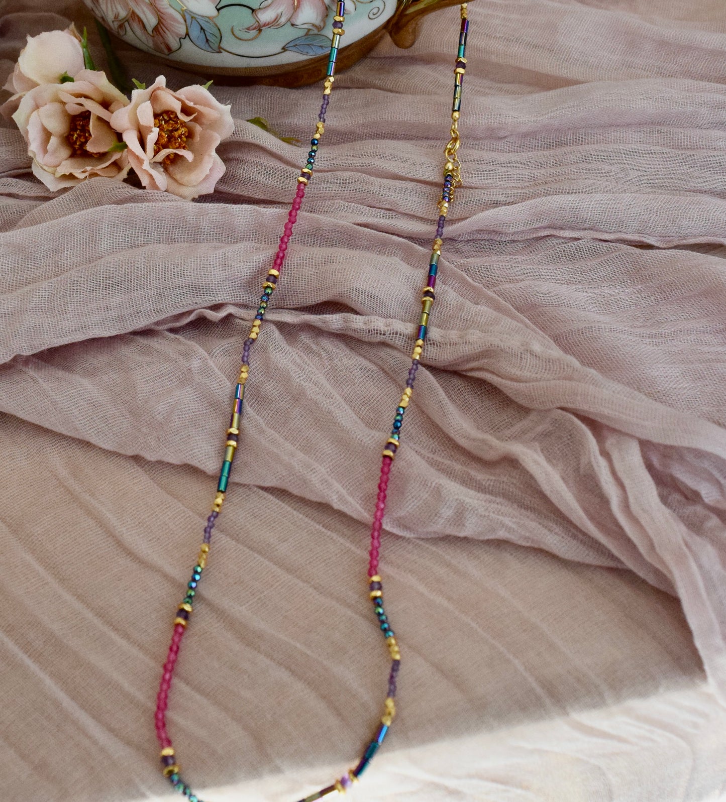 Mixed gemstone Necklaces ( Hematite )