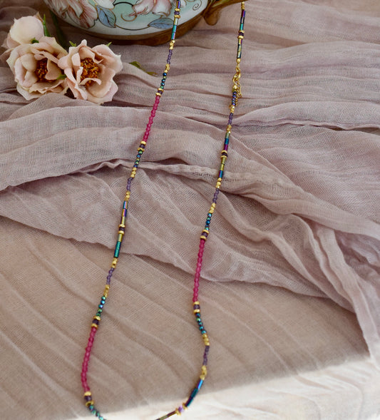 Mixed gemstone Necklaces ( Hematite )